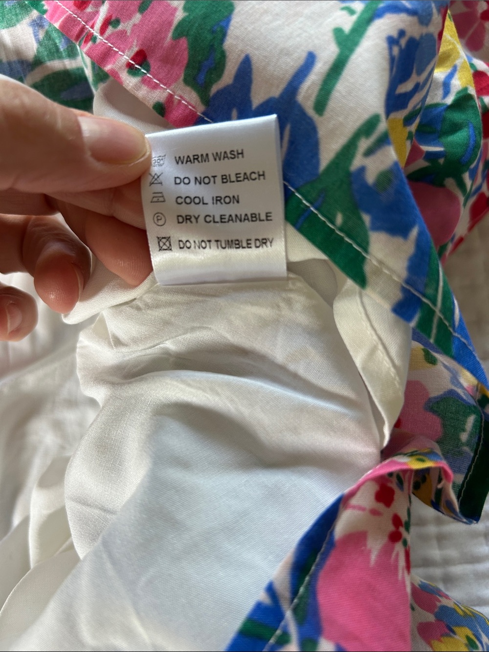 Shop the Mint multicolor Floral V-Neck Tiered Summer Dress NWOT Size XL - Picture 10 of 10